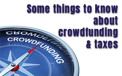 Some things to know about crowdfunding and taxes