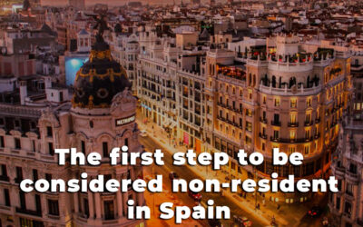Modelo 030 or the first step to be considered non-resident in Spain