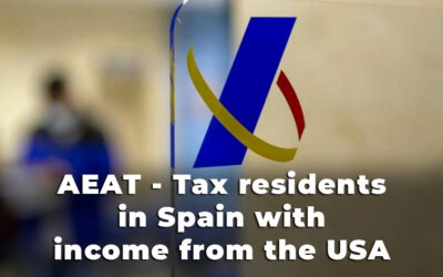 Tax residents in Spain with income from the United States according to the AEAT
